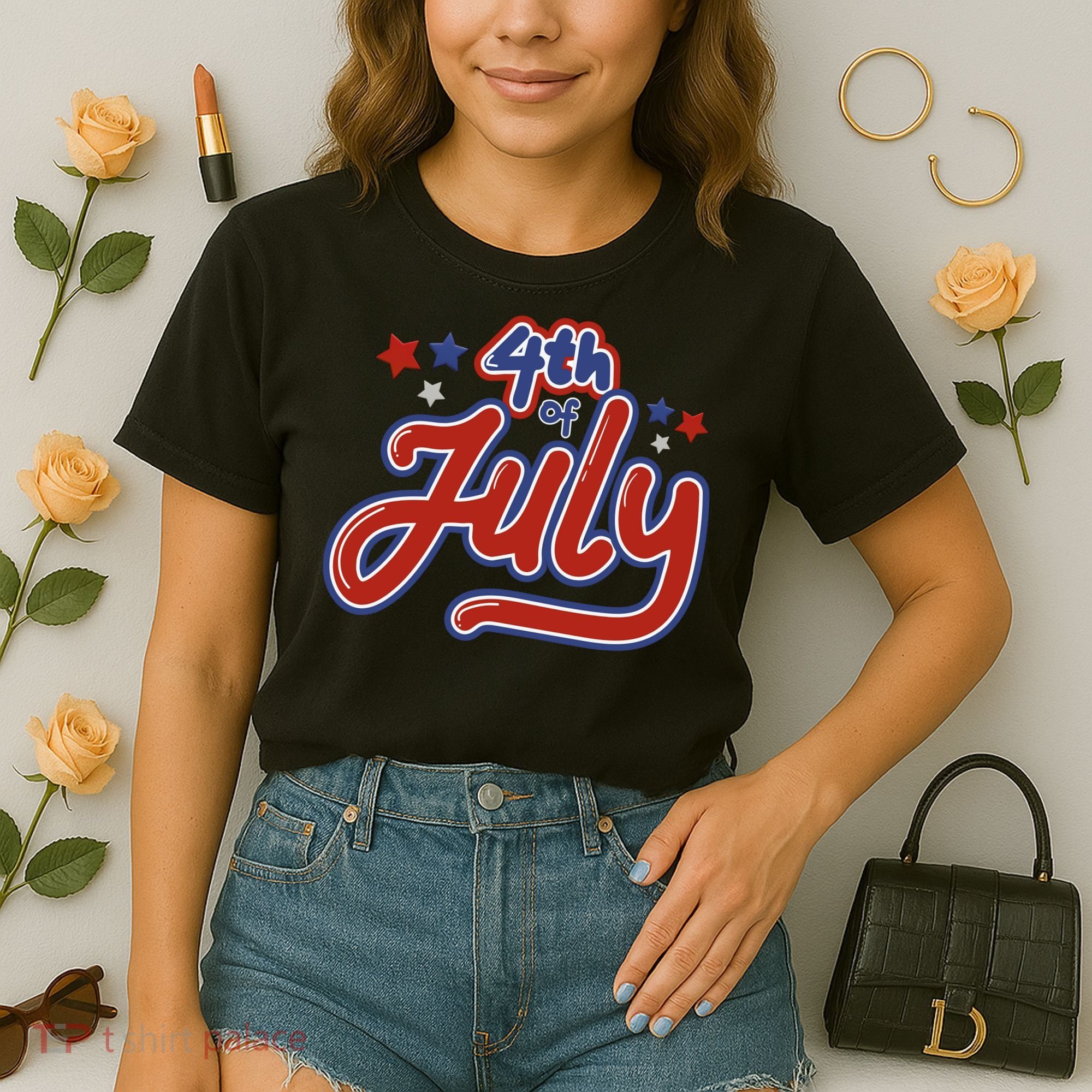 4th Of July Holiday Celebration Comfort Colors Boxy T-Shirt