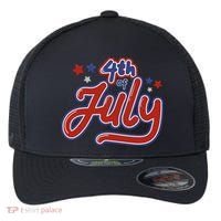 4th Of July Holiday Celebration Flexfit Unipanel Trucker Cap thumb 0