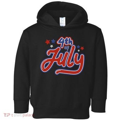 4th Of July Holiday Celebration Toddler Hoodie