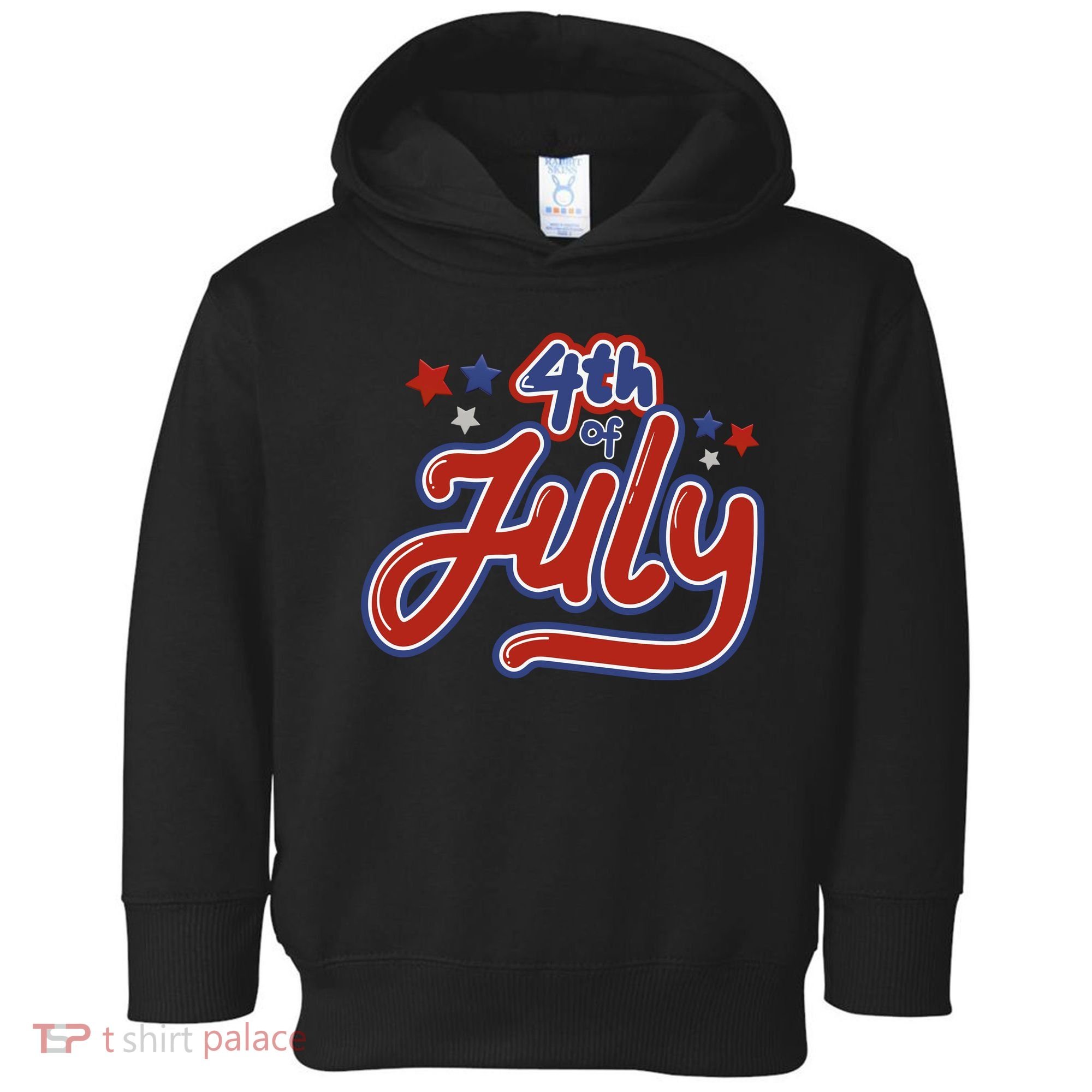 4th Of July Holiday Celebration Toddler Hoodie
