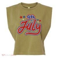 4th Of July Holiday Celebration Garment-Dyed Women's Muscle Tee thumb 0