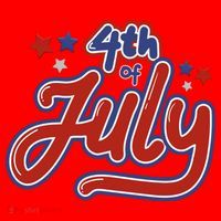 4th Of July Holiday Celebration Santa Hat thumb 1