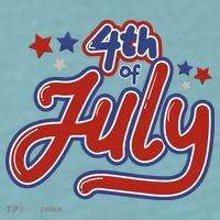 4th Of July Holiday Celebration Sueded Cloud Jersey T-Shirt thumb 2