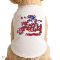 4th Of July Holiday Celebration Doggie Tank thumb 0