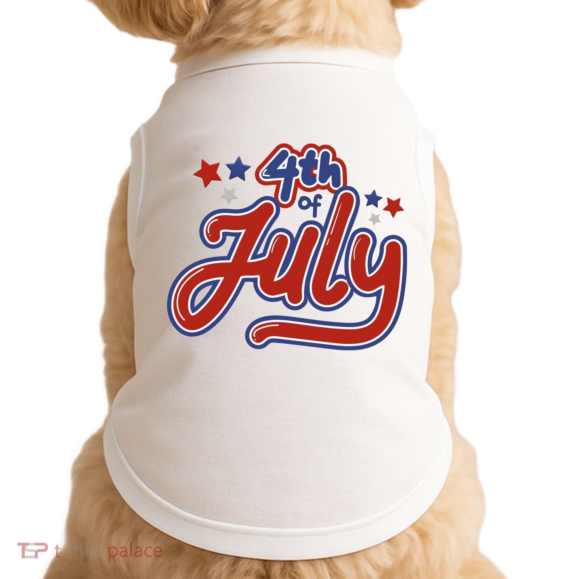 4th Of July Holiday Celebration Doggie Tank