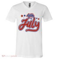 4th Of July Holiday Celebration V-Neck T-Shirt thumb 0