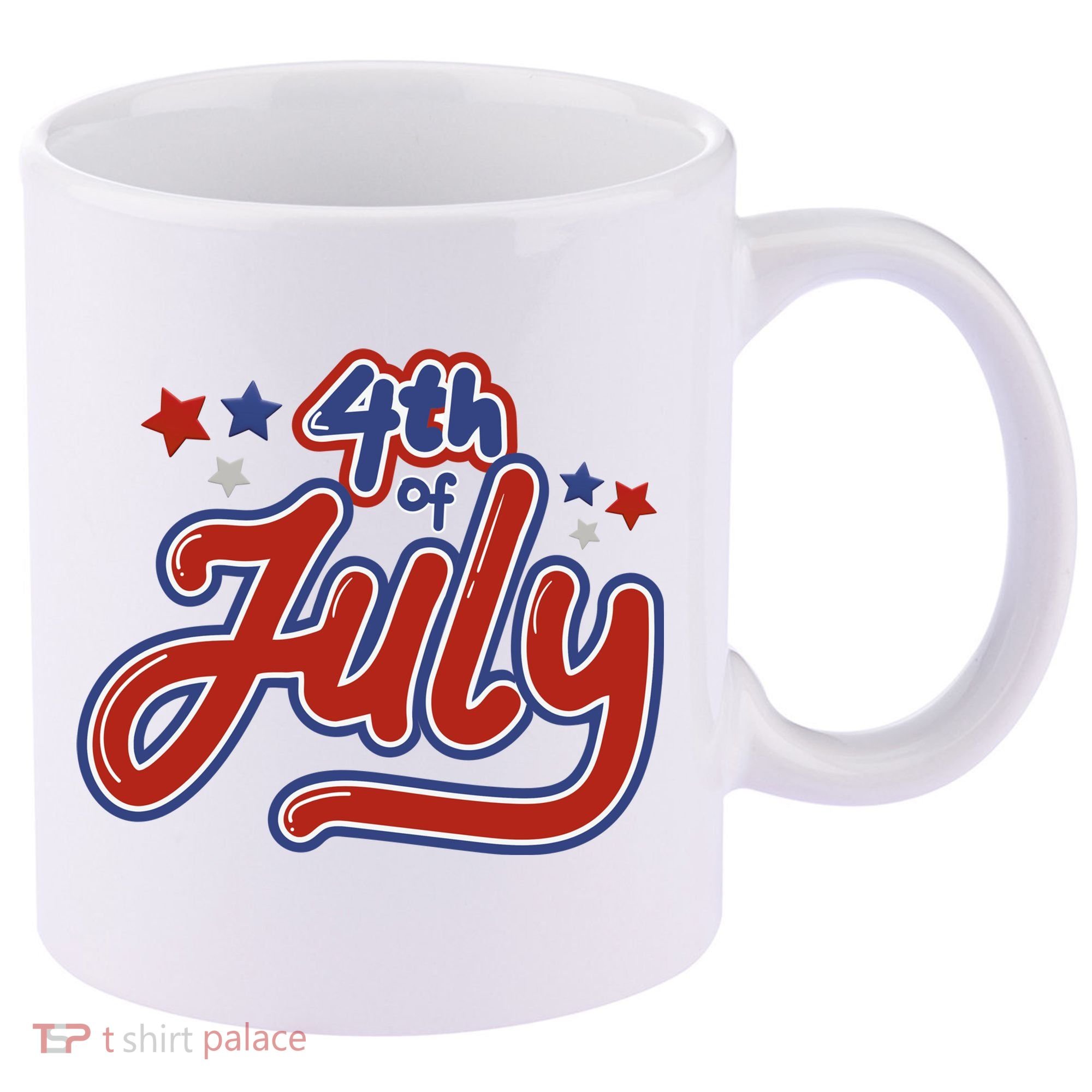 4th Of July Holiday Celebration 11oz C Handle Ceramic Mug