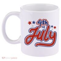 4th Of July Holiday Celebration 11oz C Handle Ceramic Mug thumb 2