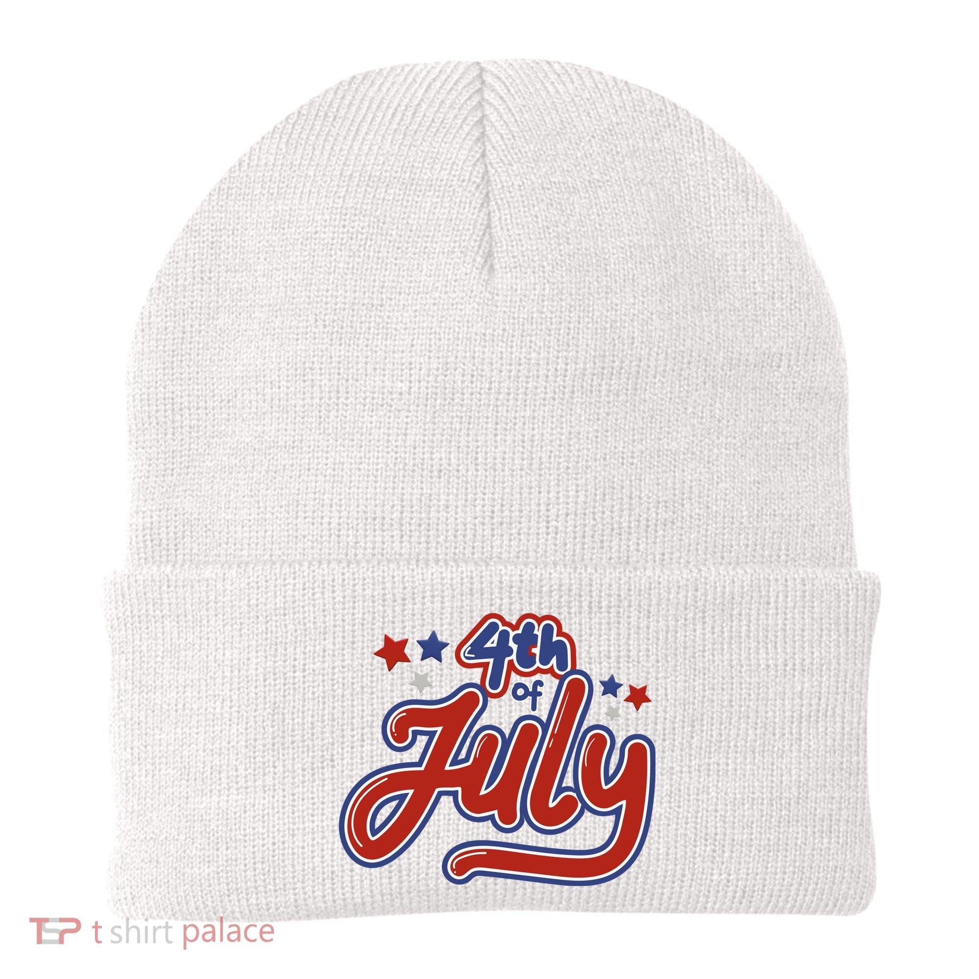 4th Of July Holiday Celebration Beanie