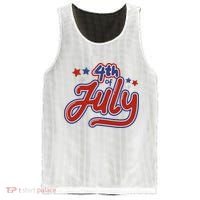 4th Of July Holiday Celebration Mesh Reversible Basketball Jersey Tank thumb 0