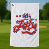 4th Of July Holiday Celebration Golf Towel thumb 1
