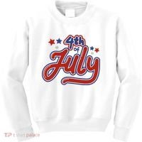 4th Of July Holiday Celebration Kids Sweatshirt thumb 0