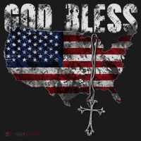 4th Of July American Flag God Bless America Backpack thumb 2