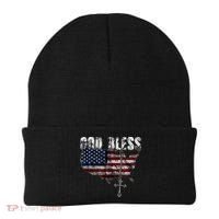 4th Of July American Flag God Bless America Beanie thumb 0