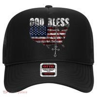 4th Of July American Flag God Bless America Hat thumb 0