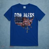 4th Of July American Flag God Bless America T-Shirt thumb 5