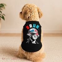 4th Of July 2024 George Washington Bruh Doggie Tank thumb 2
