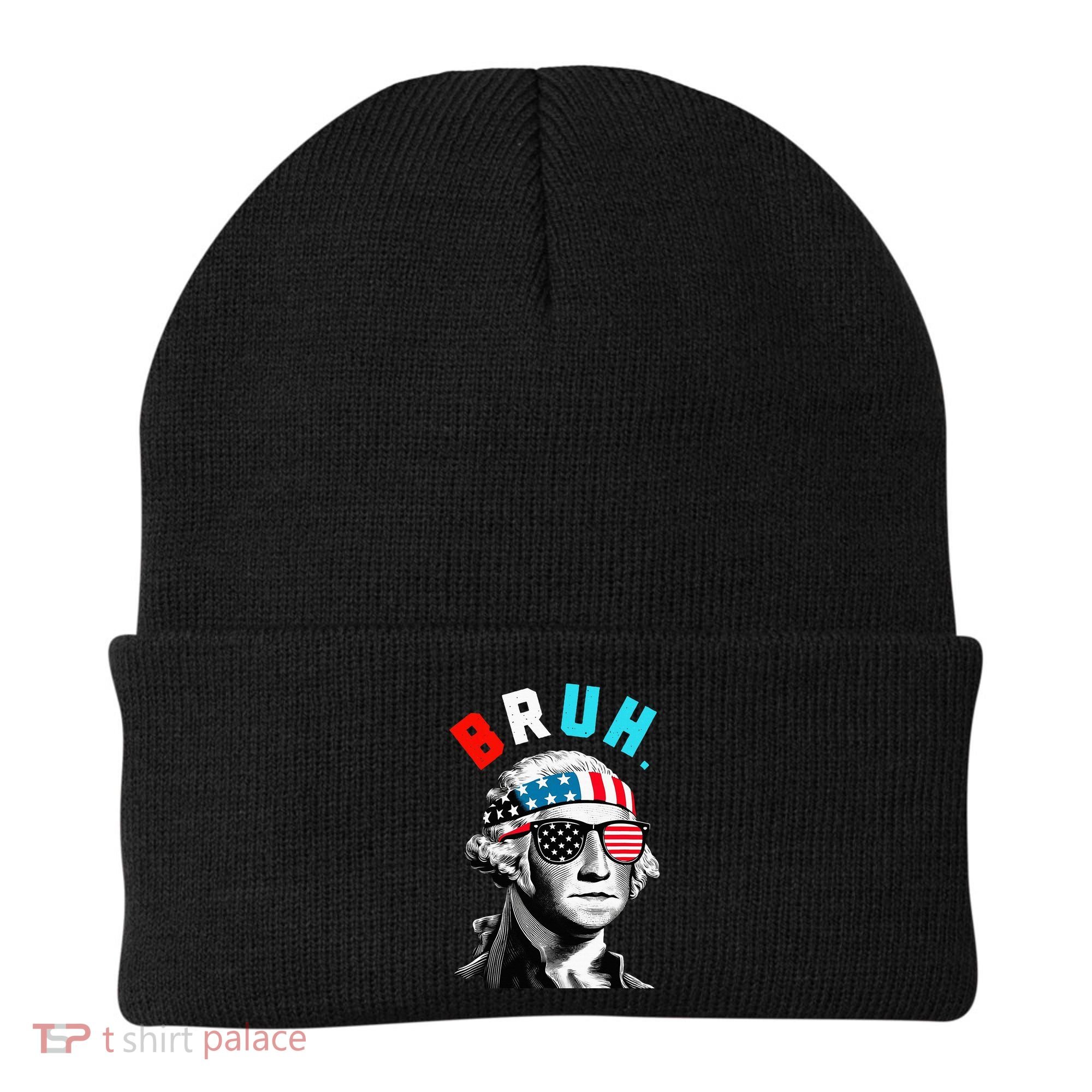 4th Of July 2024 George Washington Bruh Beanie