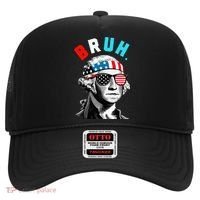 4th Of July 2024 George Washington Bruh Hat thumb 0