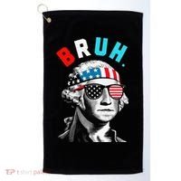 4th Of July 2024 George Washington Bruh Golf Towel thumb 0