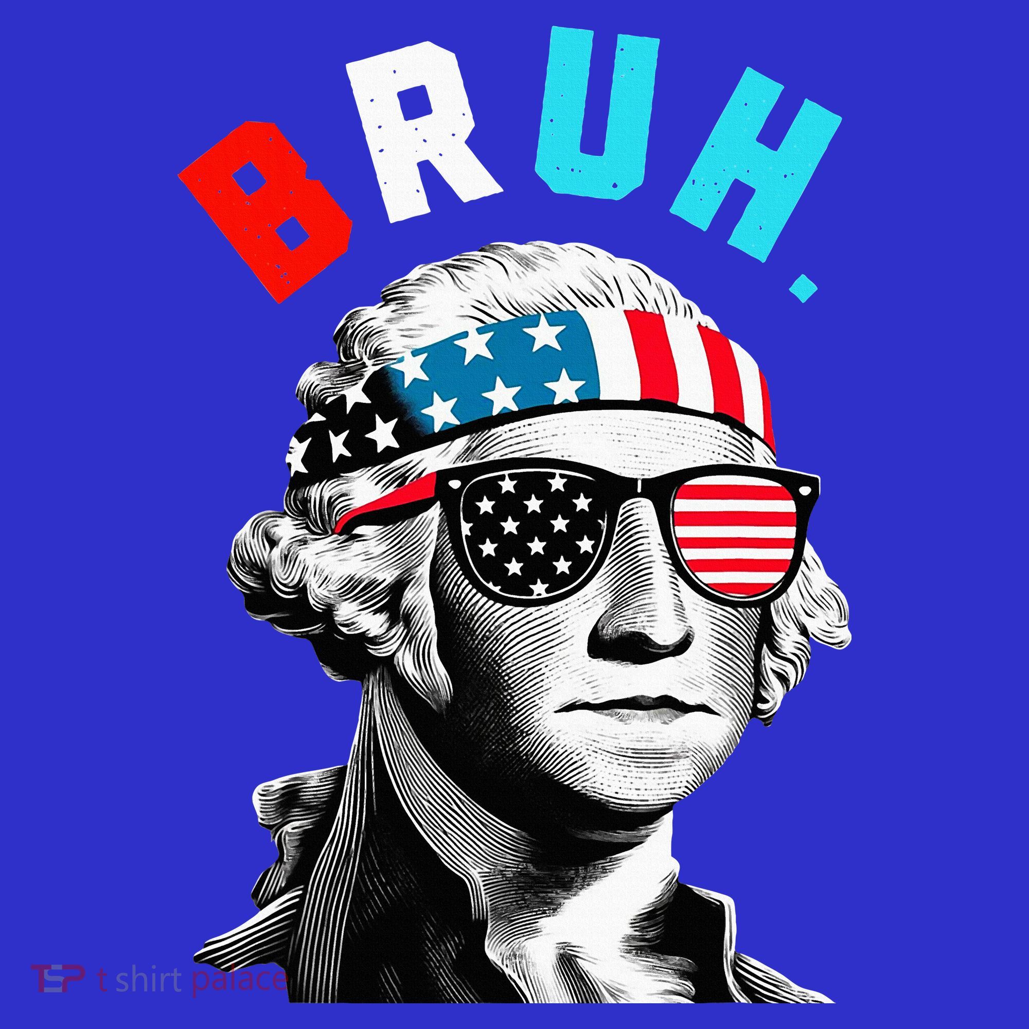 4th Of July 2024 George Washington Bruh T-Shirt