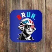 4th Of July 2024 George Washington Bruh Coaster thumb 0