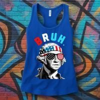 4th Of July 2024 George Washington Bruh Women's Tank Top thumb 3