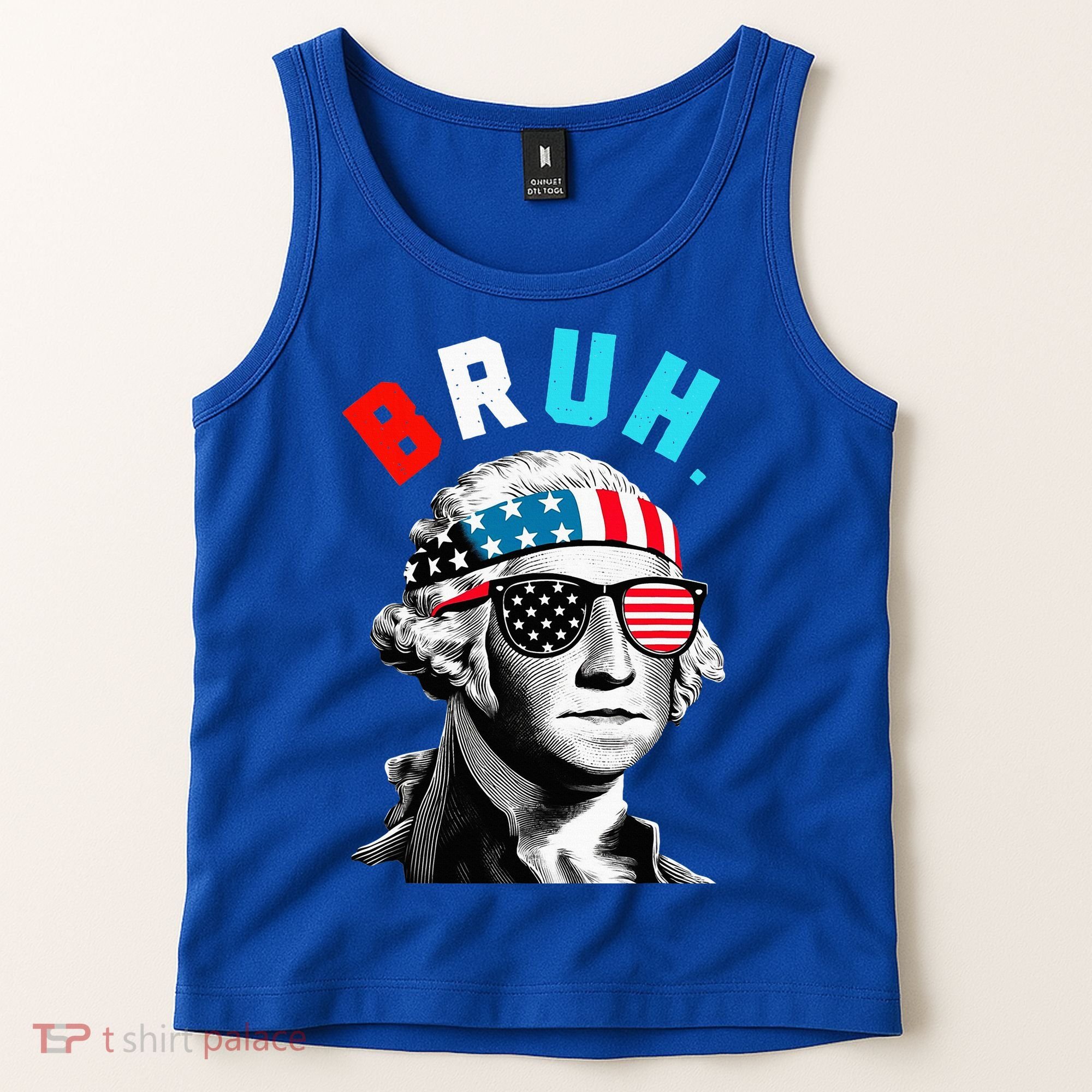 4th Of July 2024 George Washington Bruh Tank Top