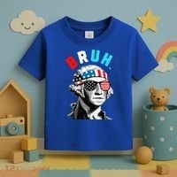 4th Of July 2024 George Washington Bruh Toddler T-Shirt thumb 3