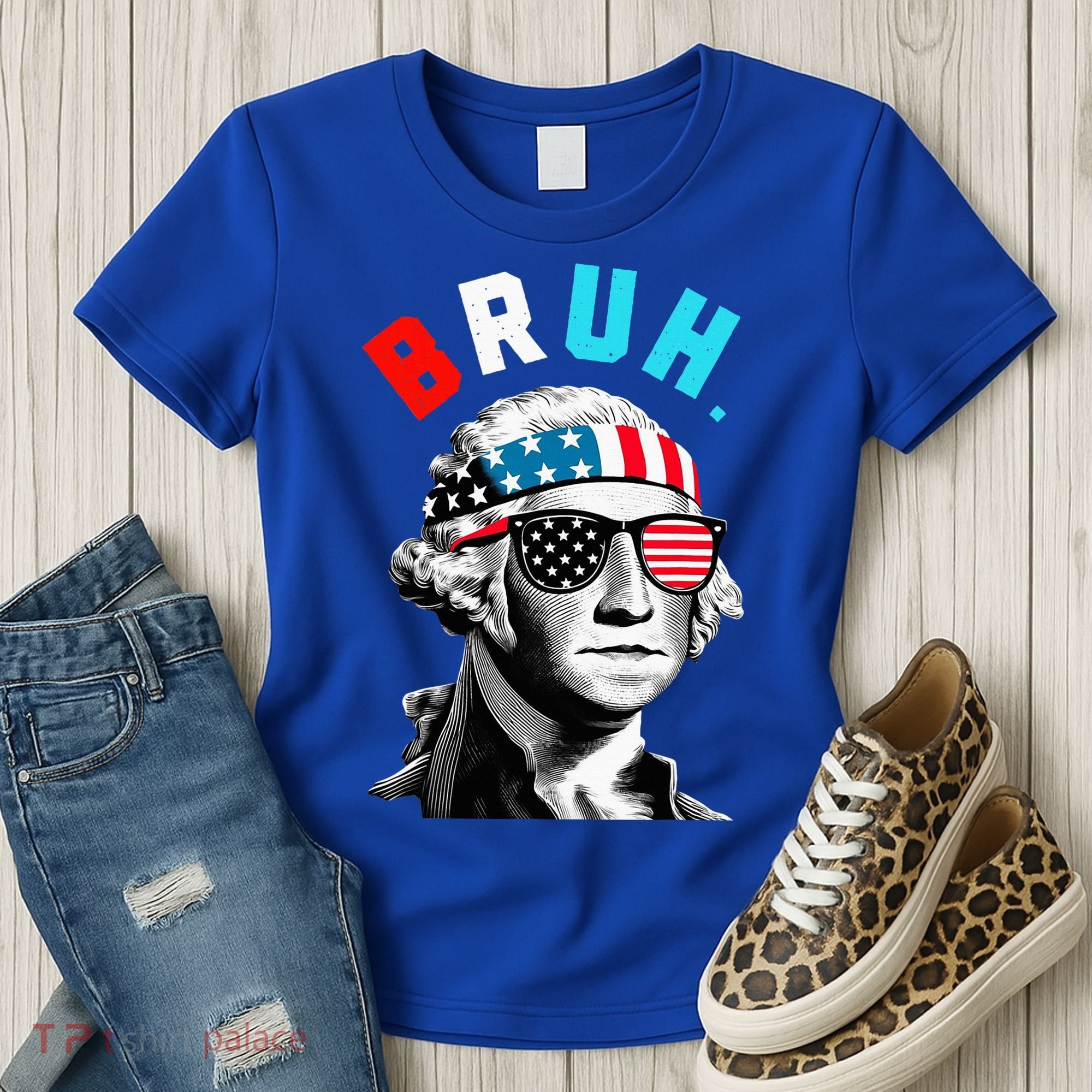 4th Of July 2024 George Washington Bruh Women's T-Shirt