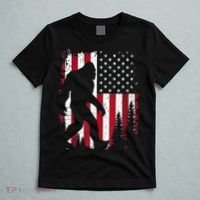 4th Of July Bigfoot Sasquatch American Flag Patriotic T-Shirt thumb 5