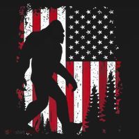 4th Of July Bigfoot Sasquatch American Flag Patriotic Women's Tank Top thumb 5