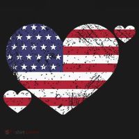 4th Of July American Heart Flag Women's Tank Top thumb 5
