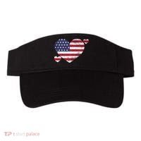 4th Of July American Heart Flag Visor thumb 0