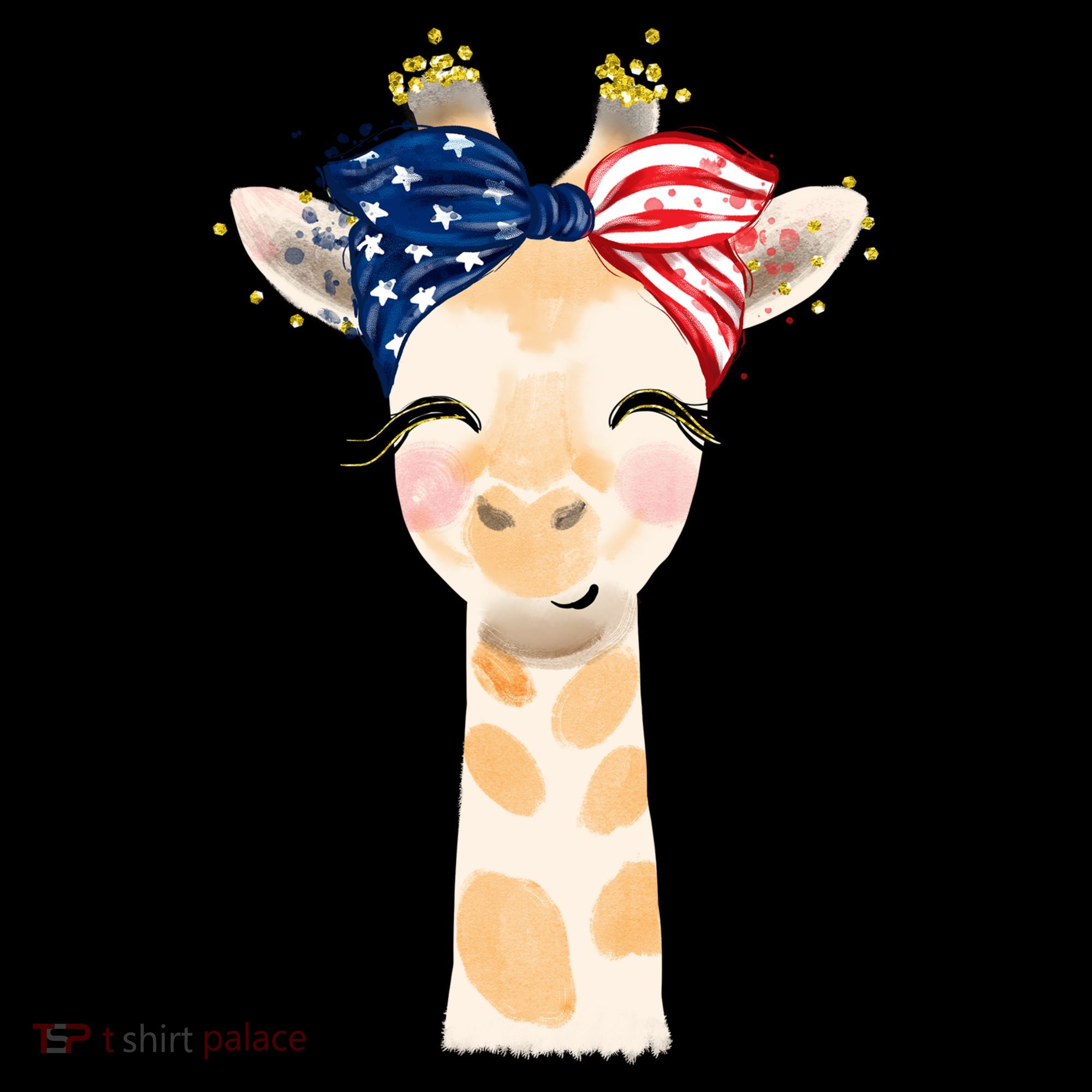 4th Of July Usa Giraffe Cute Coffee Mug