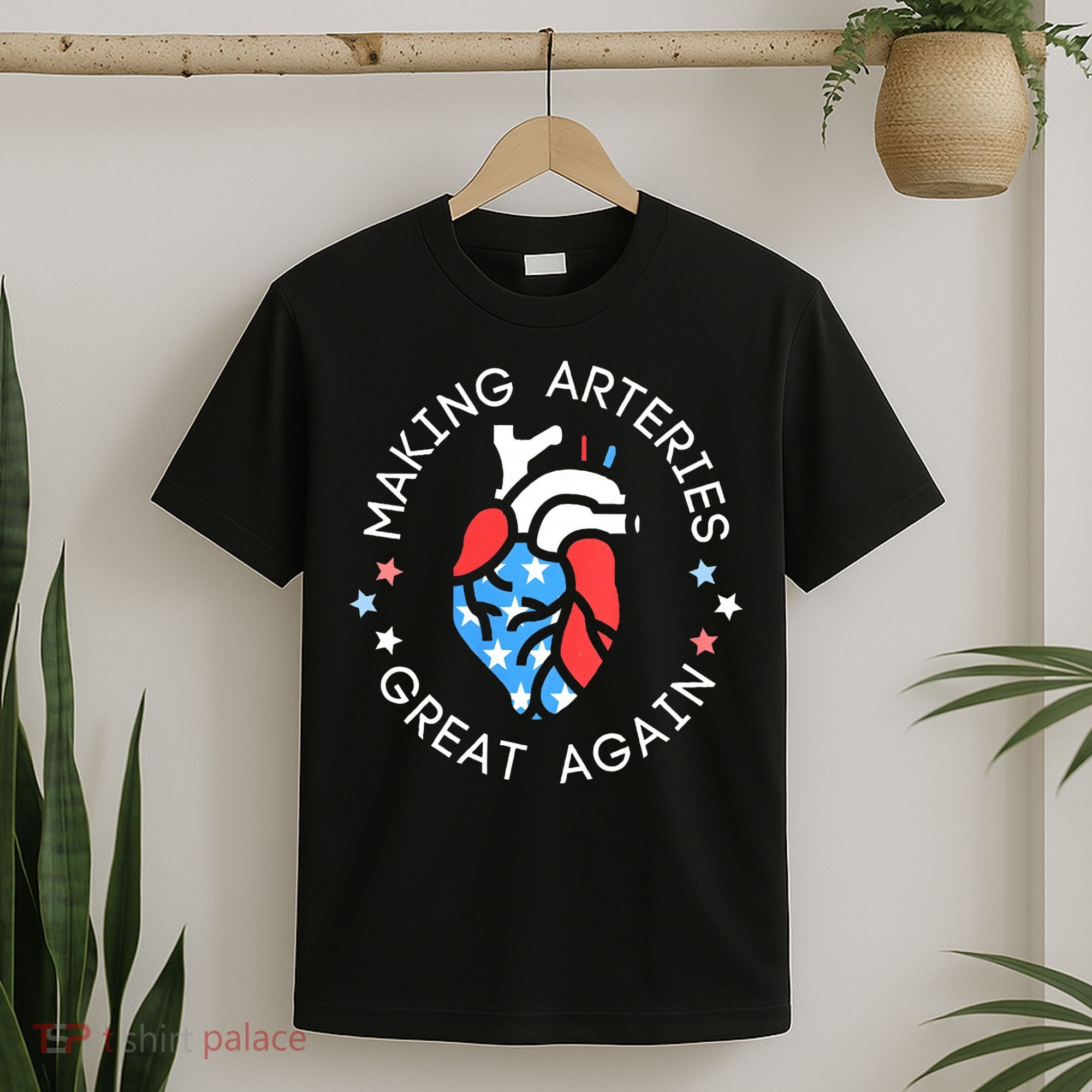 4th Of July Cardiac Nurse Making Arteries Great Again T-Shirt