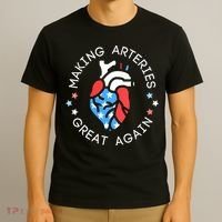 4th Of July Cardiac Nurse Making Arteries Great Again T-Shirt thumb 3
