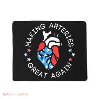 4th Of July Cardiac Nurse Making Arteries Great Again Mousepad thumb 0
