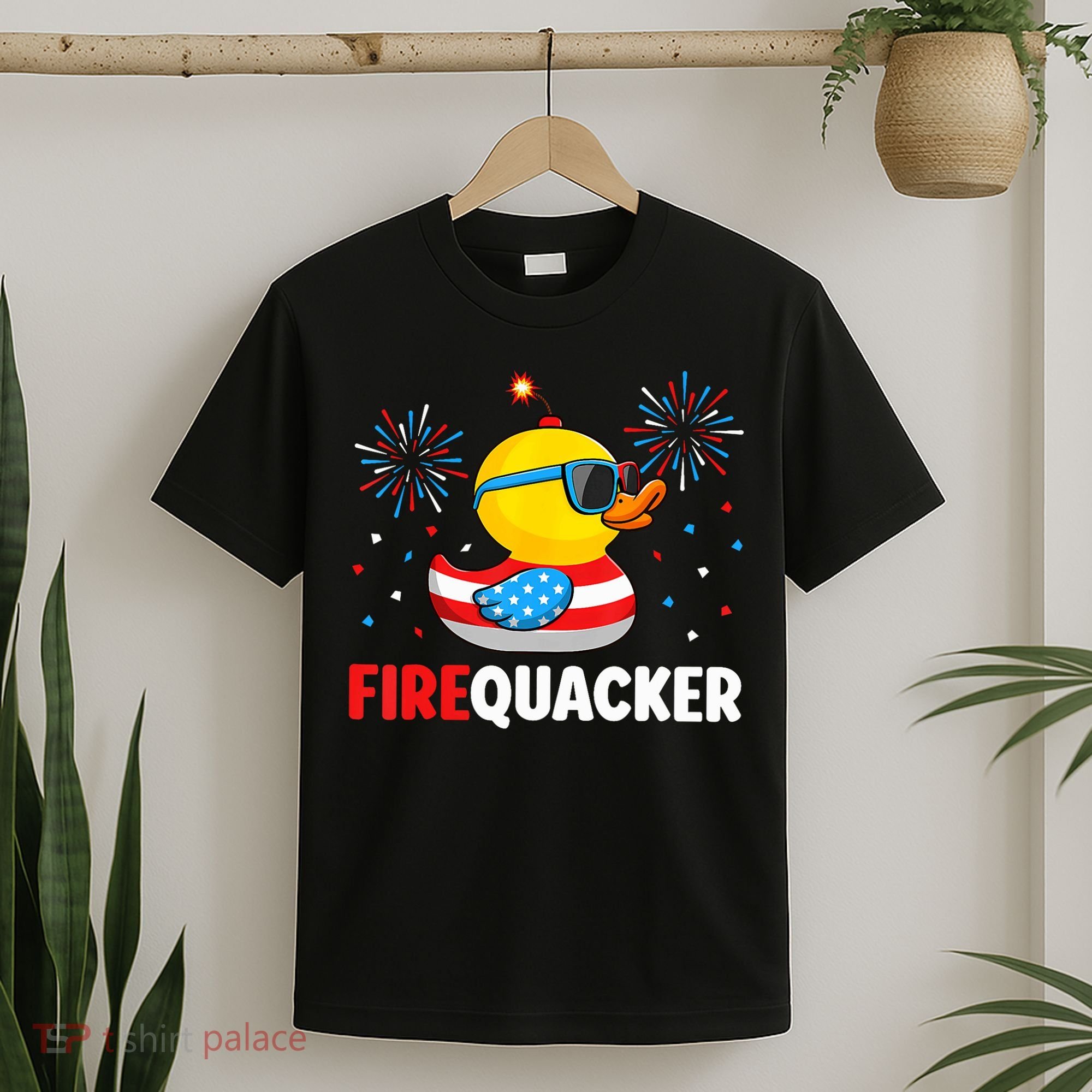 4th Of July Duck Firequacker Patriotic Fourth Of July Funny T-Shirt