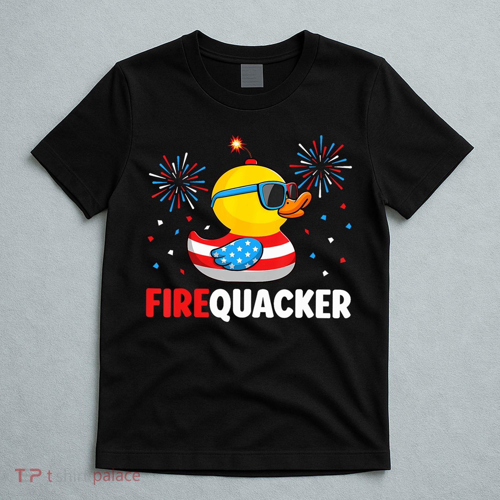4th Of July Duck Firequacker Patriotic Fourth Of July Funny T-Shirt