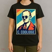 4th Of July Calvin Coolidge President Retro Patriotic T-Shirt thumb 4