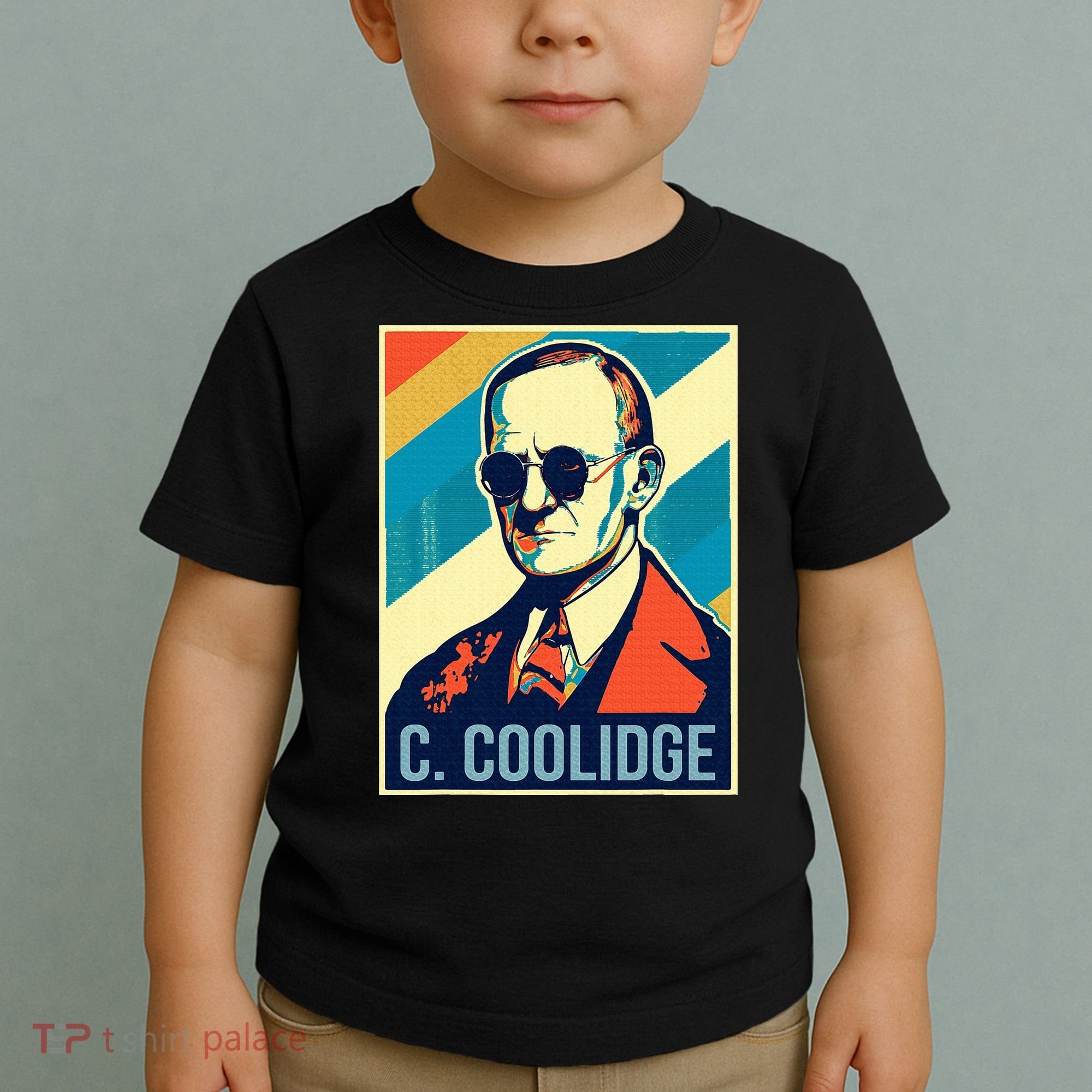 4th Of July Calvin Coolidge President Retro Patriotic Toddler T-Shirt