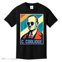 4th Of July Calvin Coolidge President Retro Patriotic Kids T-Shirt thumb 0