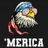 4th Of July Merica Usa Flag Bald Eagle Patriotic Veteran Polo thumb 3