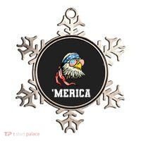 4th Of July Merica Usa Flag Bald Eagle Patriotic Veteran Ornament thumb 0