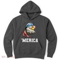 4th Of July Merica Usa Flag Bald Eagle Patriotic Veteran Hoodie thumb 0