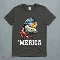 4th Of July Merica Usa Flag Bald Eagle Patriotic Veteran T-Shirt thumb 5