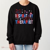 4th Of July For Wo Stethoscope Respiratory Therapist RT Women's Sweatshirt thumb 0