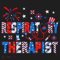 4th Of July For Wo Stethoscope Respiratory Therapist RT Hat thumb 2
