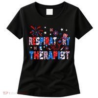 4th Of July For Wo Stethoscope Respiratory Therapist RT Women's T-Shirt thumb 0
